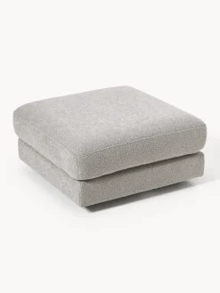 Reposapiés|Sofás></noscript>Westwing Collection Reposapiés puf en tejido bouclé Tribeca Bouclé gris