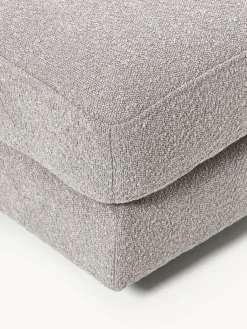 Reposapiés|Sofás></noscript>Westwing Collection Reposapiés puf en tejido bouclé Tribeca Bouclé gris