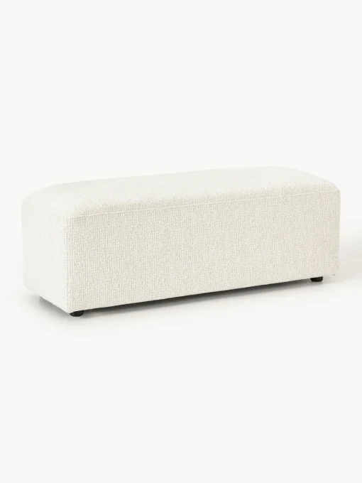 Reposapiés puf grande Melva, 116 x 42 cm Reposapiés|Sofás