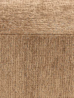 Reposapiés|Sofás></noscript>Westwing Collection Reposapiés puf grande Melva, 116 x 42 cm Chenilla marrón