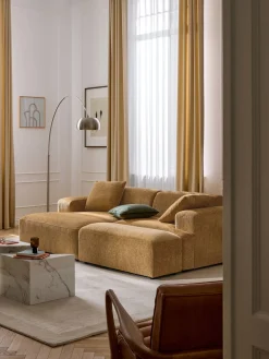 Best Reposapiés puf grande Melva, 116 x 42 cm Reposapiés|Sofás