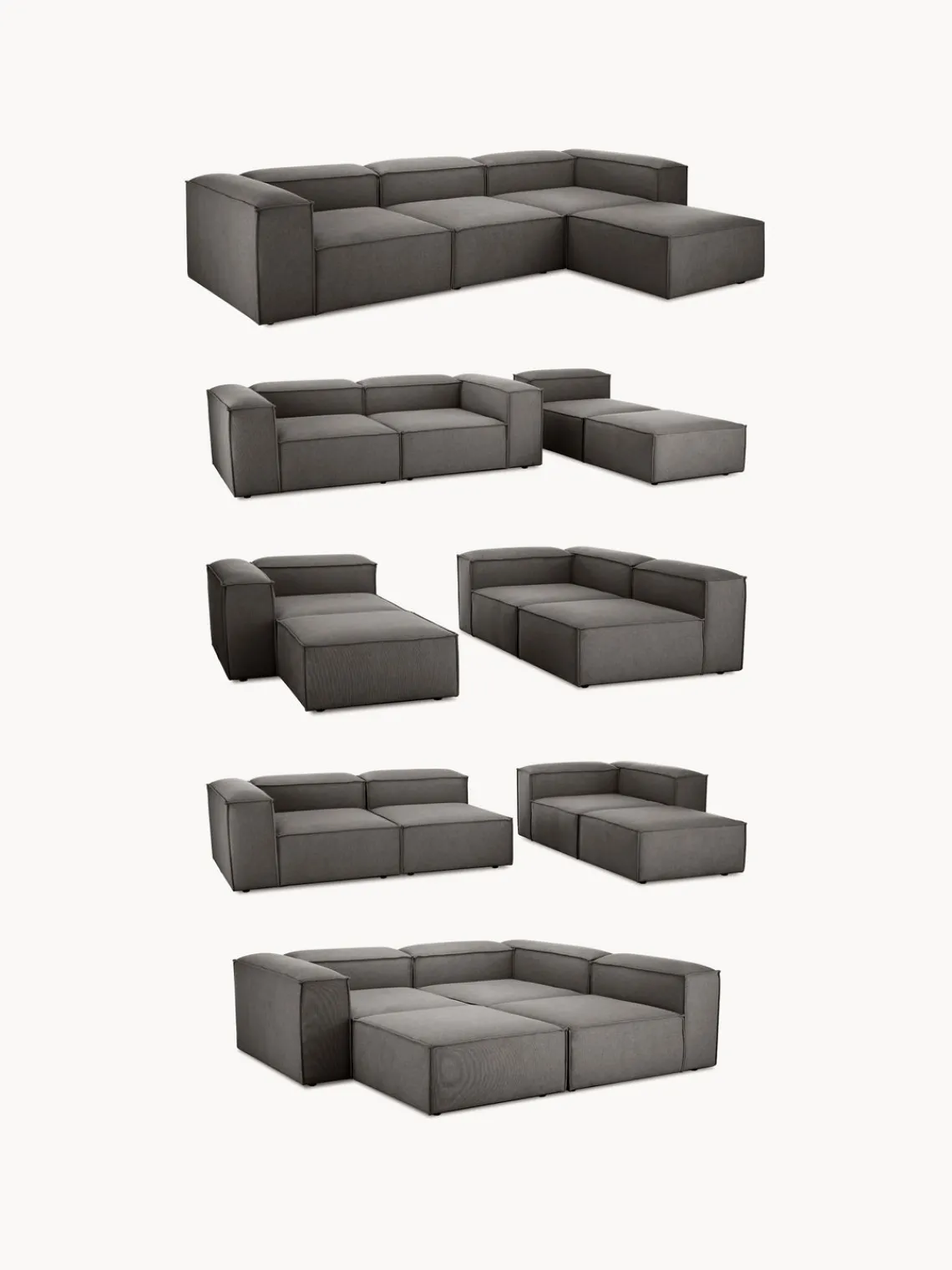 New Reposapiés puf Lennon Reposapiés|Sofás