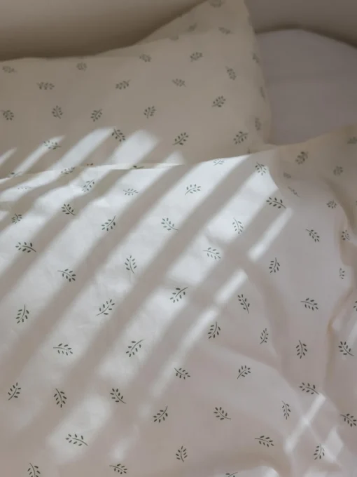 Decoración Infantil|Ropa De Cama Infantil>Sebra Ropa de cama infantil de algodón ecológico Sophora Leaves