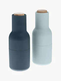 Best Salero y pimentero de diseño con tapa de haya Bottle Grinder, 2 uds. Molinillos De Especias|Molinillos De Especias