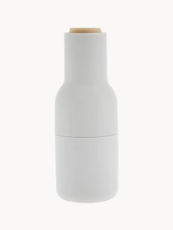 Molinillos De Especias|Molinillos De Especias></noscript>Audo Copenhagen Salero y pimentero de diseño con tapa de haya Bottle Grinder, 2 uds. Gris antracita, blanco, madera de haya
