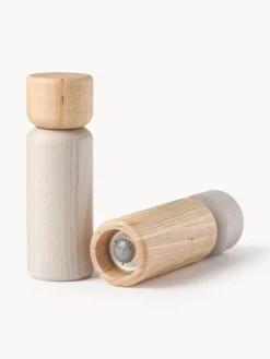 Molinillos De Especias|Molinillos De Especias></noscript>Westwing Collection Salero y pimentero de madera de fresno Anis, 2 uds.