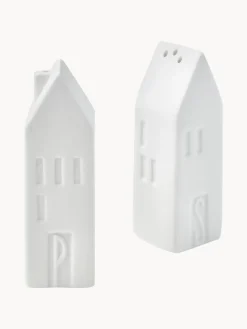 Sale Salero y pimentero de porcelana Home, 2 uds. Molinillos De Especias|Molinillos De Especias