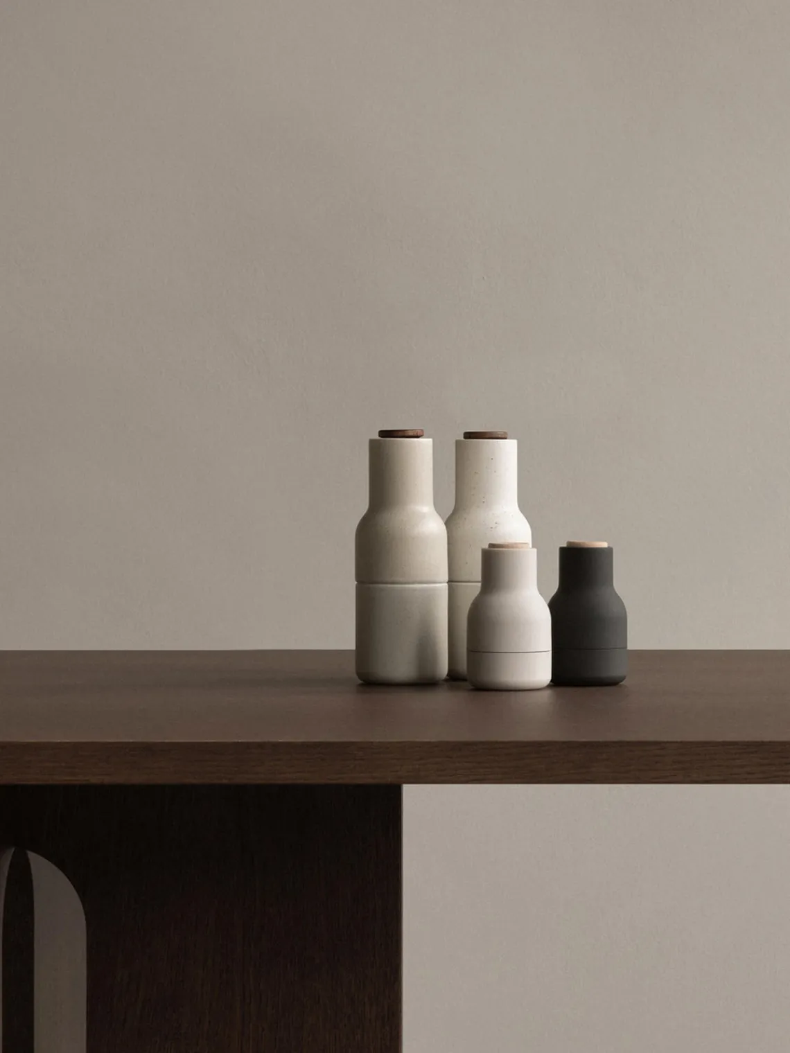 Salero y pimentero pequeños de diseño Bottle Grinder, 2 uds. Molinillos De Especias|Molinillos De Especias