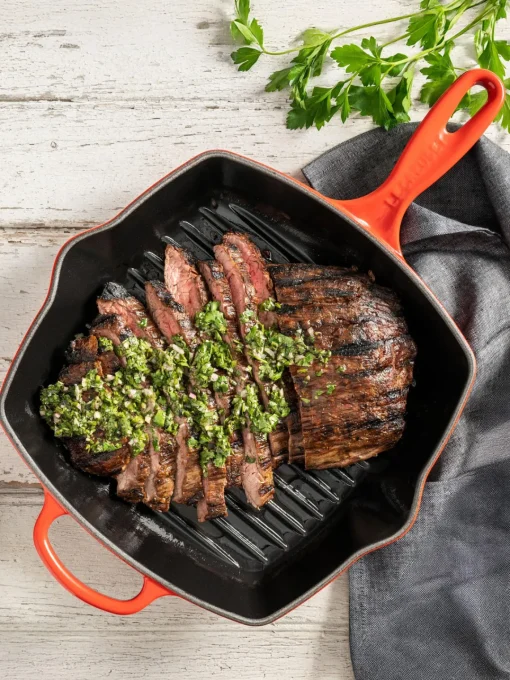 Sartenes|Sartenes>LE CREUSET Sartén skillet cuadrada grill de hierro fundido Signature Collection Tonos naranja