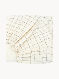 Ropa De Cama Infantil|Decoración Infantil></noscript>Nobodinoz Sábana bajera cuna L1N0 Blanco Off White, negro