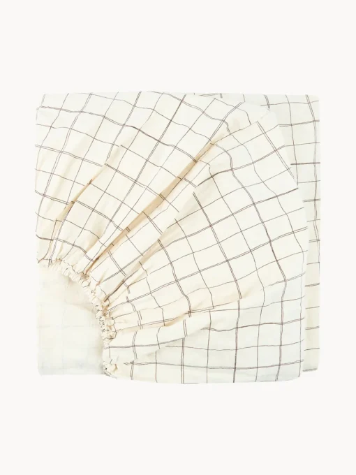 Ropa De Cama Infantil|Decoración Infantil>Nobodinoz Sábana bajera cuna L1N0 Blanco Off White, negro