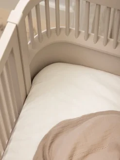 Decoración Infantil|Ropa De Cama Infantil></noscript>Sebra Sábana bajera de algodón ecológico Baby Blanco
