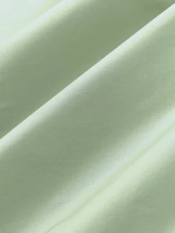 Sábanas|Fundas Nórdicas></noscript>Westwing Collection Sábana encimera de percal Elsie Verde salvia