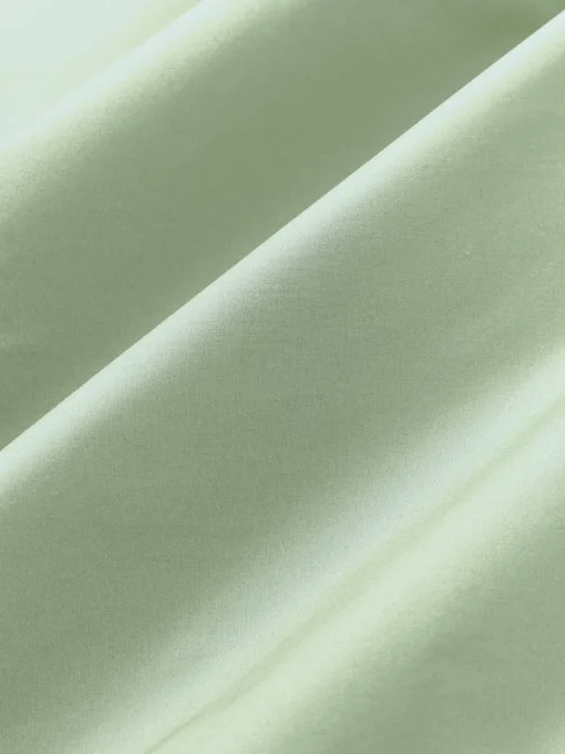 Sábanas|Fundas Nórdicas>Westwing Collection Sábana encimera de percal Elsie Verde salvia