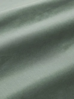 Sábanas|Fundas Nórdicas></noscript>Westwing Collection Sábana encimera de percal Elsie Verde oscuro