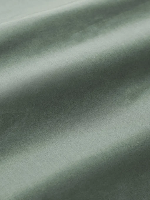 Sábanas|Fundas Nórdicas>Westwing Collection Sábana encimera de percal Elsie Verde oscuro