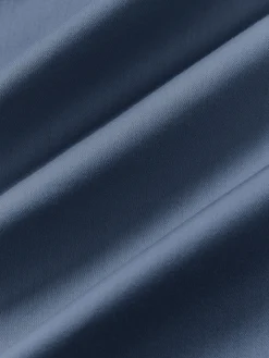 Sábanas|Fundas Nórdicas></noscript>Westwing Collection Sábana encimera de satén Comfort Azul oscuro