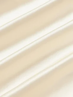 Sábanas|Fundas Nórdicas></noscript>Westwing Collection Sábana encimera de satén Sylvie Blanco crema