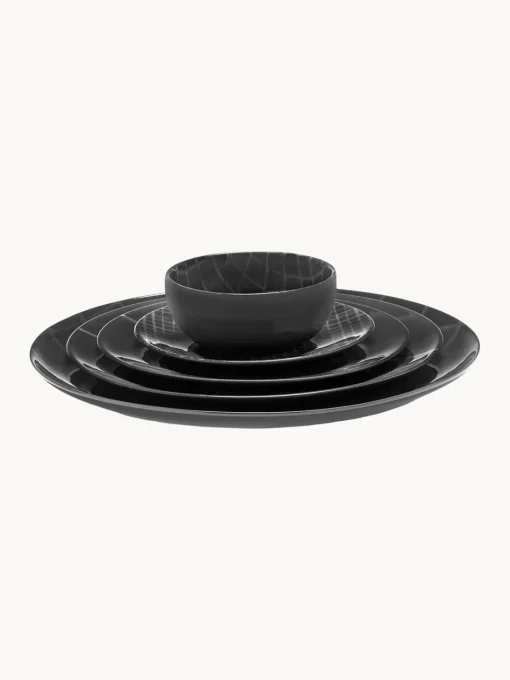 Sale x Kelly Wearstler, fuentes de porcelana Zuma, 2 uds. Vajillas Completas|Menaje De Mesa