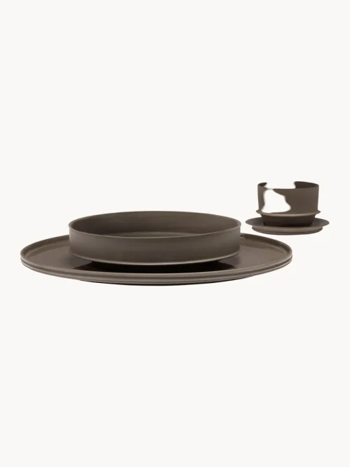 Platos Hondos|Vajillas Completas>SERAX x Kelly Wearstler, platos hondos de porcelana, 2 uds. Marrón
