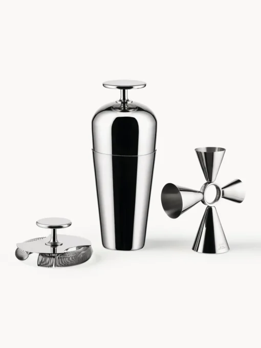 Accesorios De Bar|Vajillas Completas>ALESSI Set coctelera de acero inoxidable Parisienne, 3 pzas.