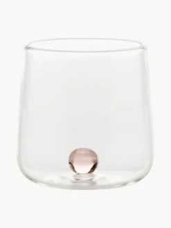 Vasos|Vajillas Completas>Zafferano Set de 6 vasos de agua Bilia Transparente, rosa