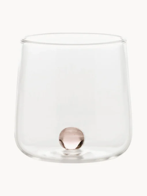 Vasos|Vajillas Completas>Zafferano Set de 6 vasos de agua Bilia Transparente, rosa