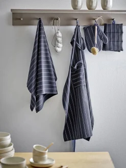 Textiles De Cocina Y Manteles|Textiles De Cocina>Södahl Set de agarradores Harmony, 2 uds. Azul oscuro, blanco