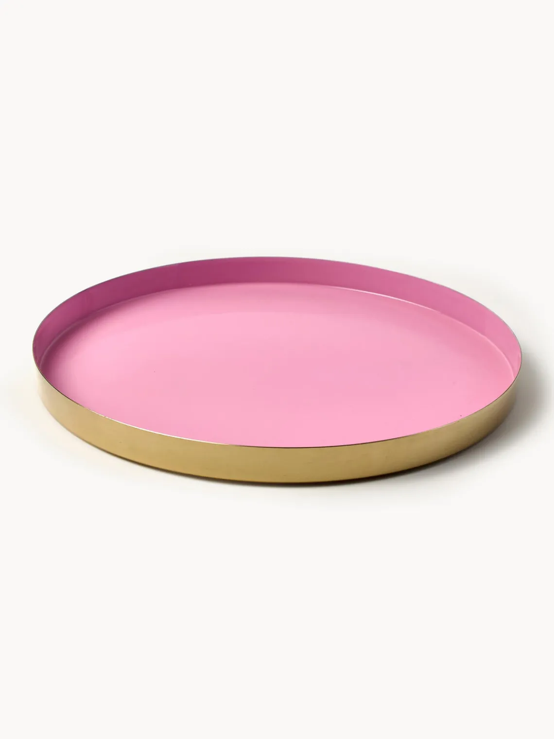 Jarrones|Bandejas Decorativas>Westwing Collection Set de bandejas decorativas Tavi, 3 uds. Rosa, azul petróleo, beige