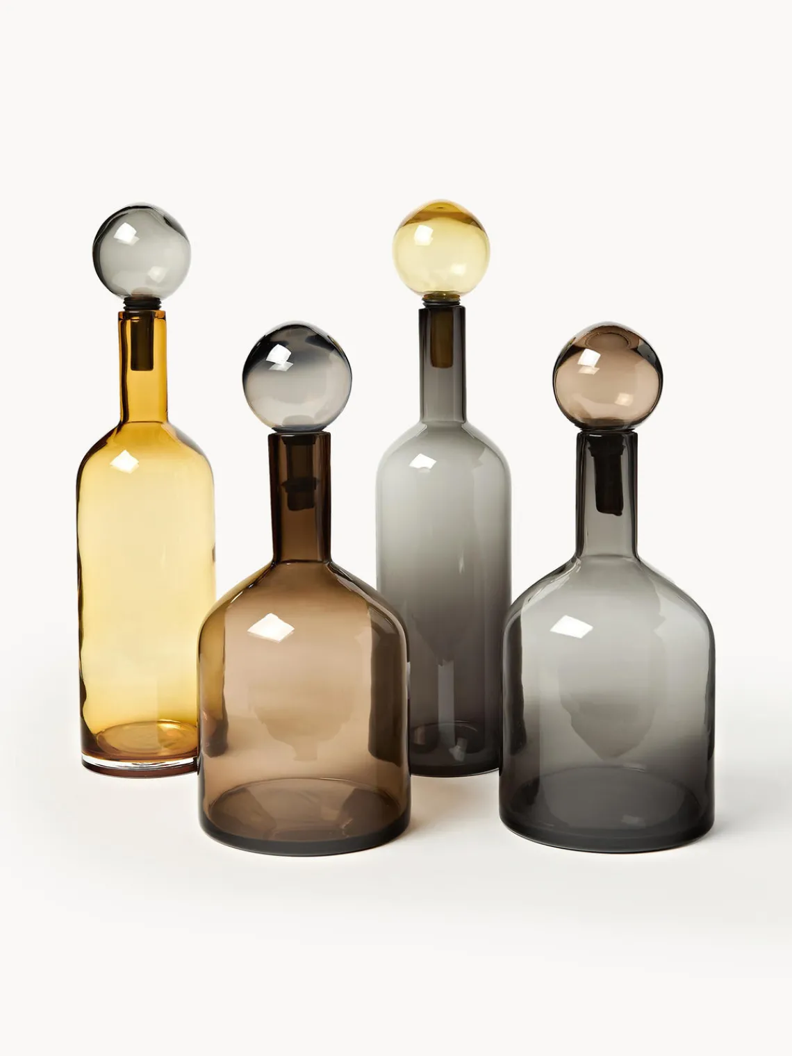 Online Set de botellas decorativas Chic, 4 pzas. Figuras Decorativas|Jarrones