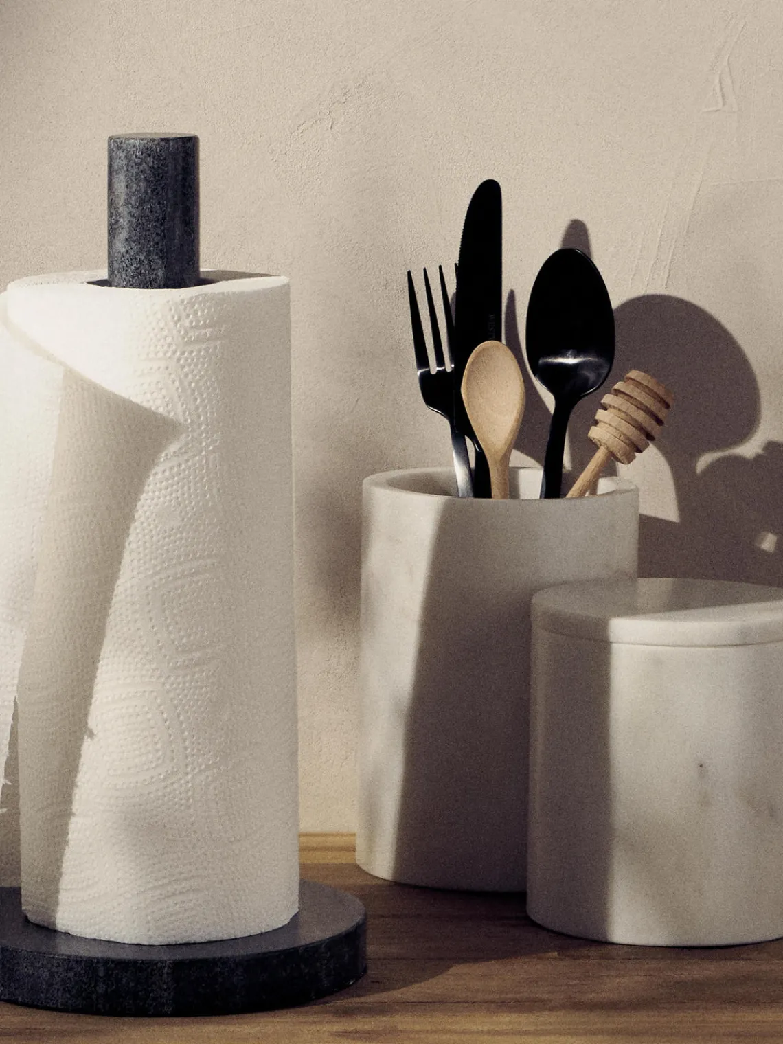 Set de botes de mármol Agata, 2 uds. Botes De Cocina|Almacenaje De Cocina