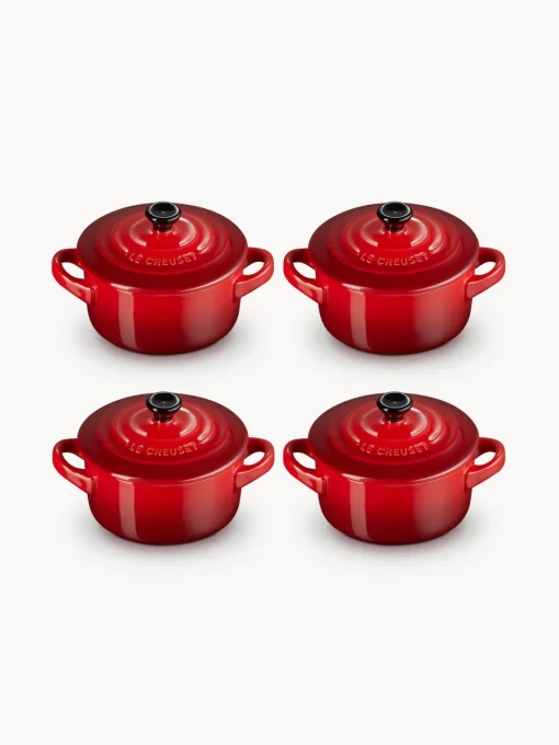 New Set de cazuelas pequeñas Mini Cocotte, 4 uds. Ollas|Ollas