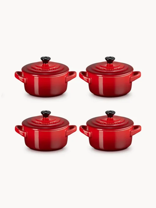 New Set de cazuelas pequeñas Mini Cocotte, 4 uds. Ollas|Ollas