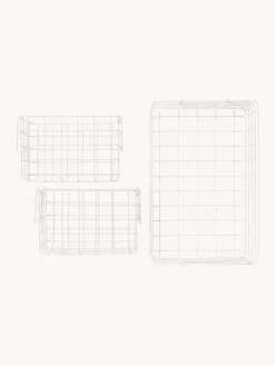 Cestas Y Cajas|Jarrones>Mustard Made Set de cestas de metal The Baskets, 3 uds. Off White
