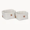 Clearance Set de cestas Premium, 2 uds. Accesorios De Baño|Jarrones