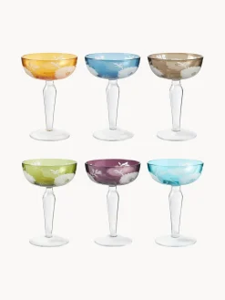 Copas De Champagne|Vajillas Completas>POLSPOTTEN Set de copas pompadour de champán Peony, 6 uds.