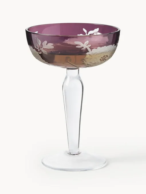 Copas De Champagne|Vajillas Completas>POLSPOTTEN Set de copas pompadour de champán Peony, 6 uds.