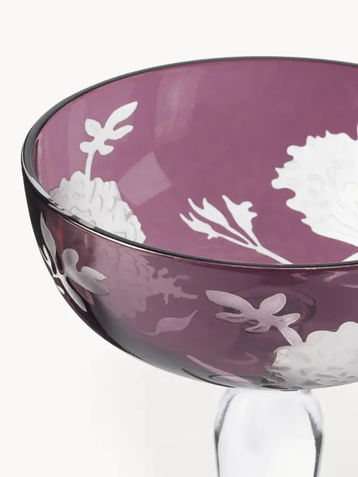 Copas De Champagne|Vajillas Completas>POLSPOTTEN Set de copas pompadour de champán Peony, 6 uds.