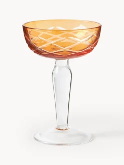 Hot Set de copas pompadour de champán Cuttings, 6 uds. Copas De Champagne|Vajillas Completas