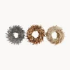 Set de coronas decorativas Natural, 3 uds. Jarrones|Decoración