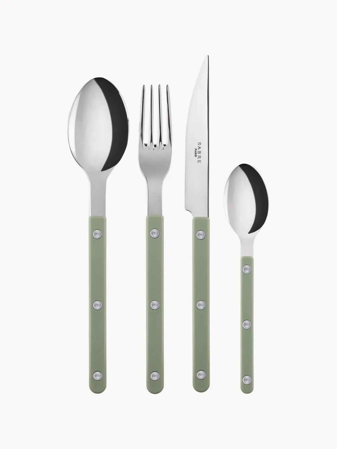 New Set de cubiertos de acero inoxidable Bistrot, tamaños diferentes Juego De Cubiertos|Vajillas Completas