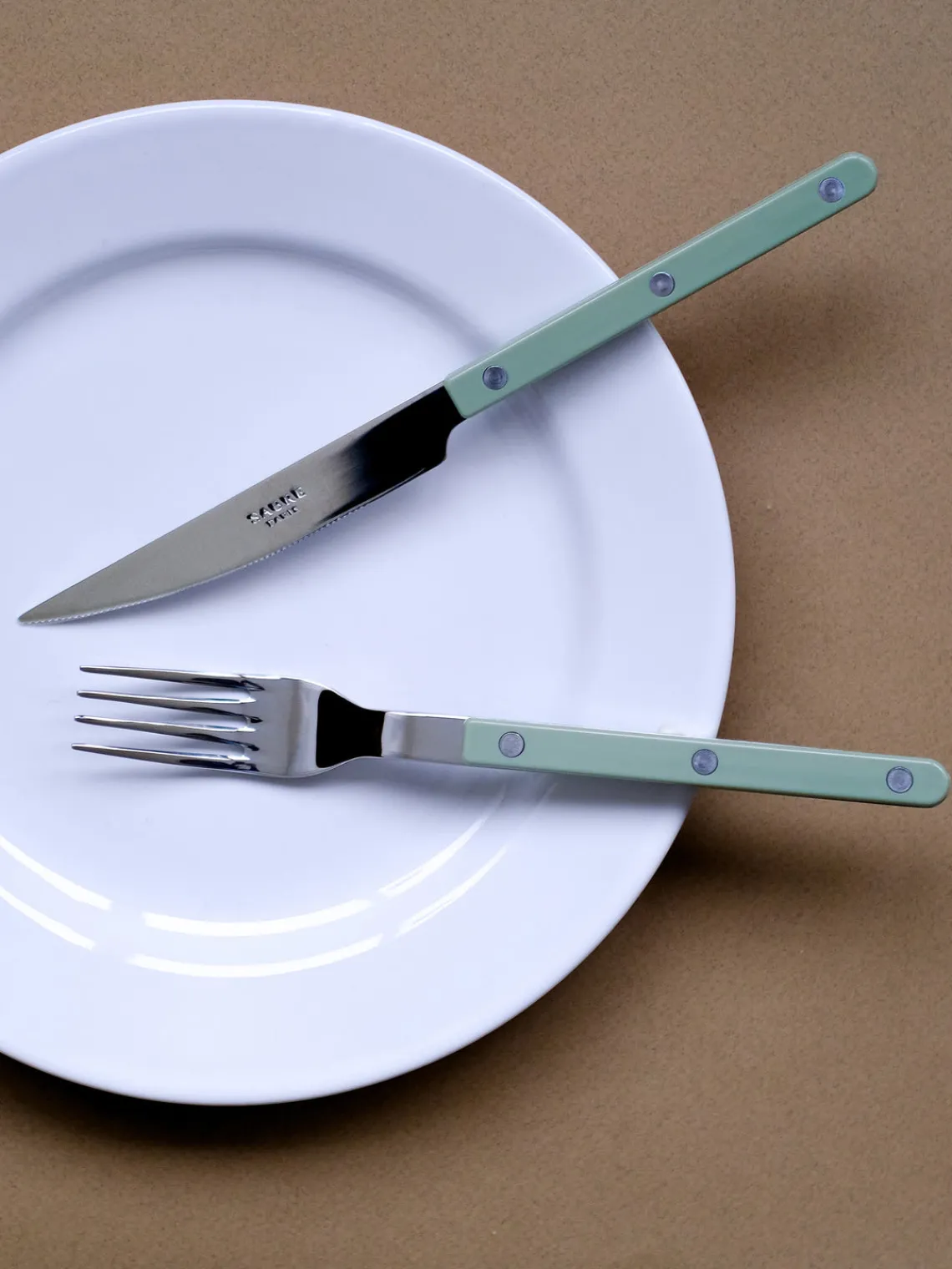 New Set de cubiertos de acero inoxidable Bistrot, tamaños diferentes Juego De Cubiertos|Vajillas Completas