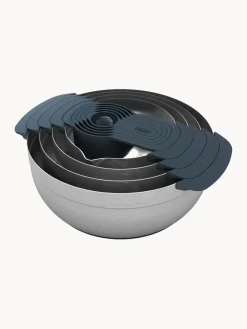 Artículos De Cocina|Utensilios De Cocina>Joseph Joseph Set de cuencos y cucharas medidoras Nest Plus, 9 pzas. Plateado, azul oscuro