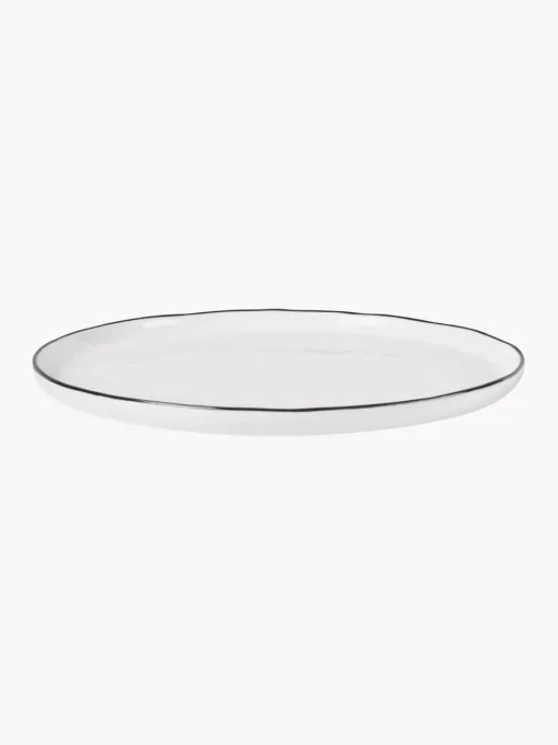 Sale Set de desayuno artesanal de porcelana Salt, 4 comensales (16 pzas.) Vajillas Completas|Menaje De Mesa