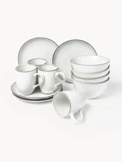 Outlet Set de desayuno , 4 comensales (12 pzas.) Vajillas Completas|Menaje De Mesa