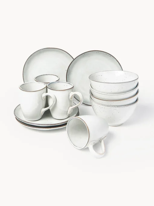 Outlet Set de desayuno , 4 comensales (12 pzas.) Vajillas Completas|Menaje De Mesa