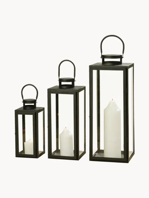 Hot Set de farolillos de cristal Arana, 3 uds. Farolillos|Jarrones