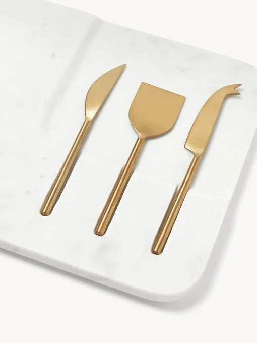 Best Set de fuente con cuchillos para quesos Jaya, 4 pzas. Tablas De Cortar|Utensilios De Cocina