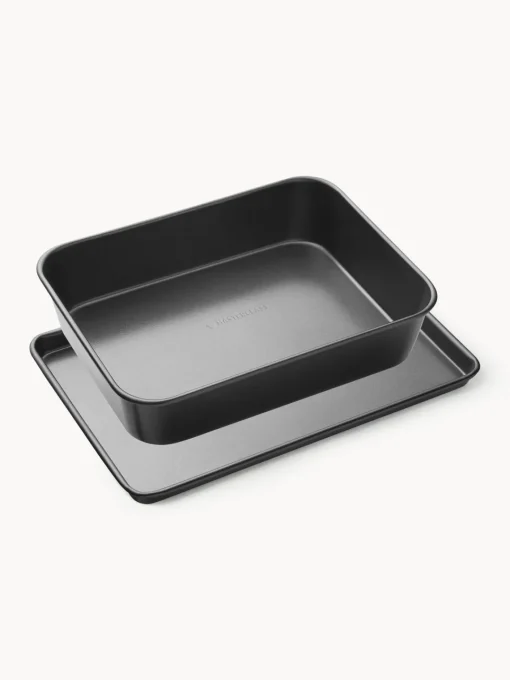 Bandejas Para Horno|Bandejas Para Horno>Kitchen Craft Set de fuente horno antiadherente MasterClass, 2 pzas. Negro