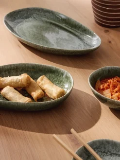 Discount Set de fuentes artesanales con forma orgánica Macey, 2 uds. Cuencos Y Platos De Servir|Vajillas Completas